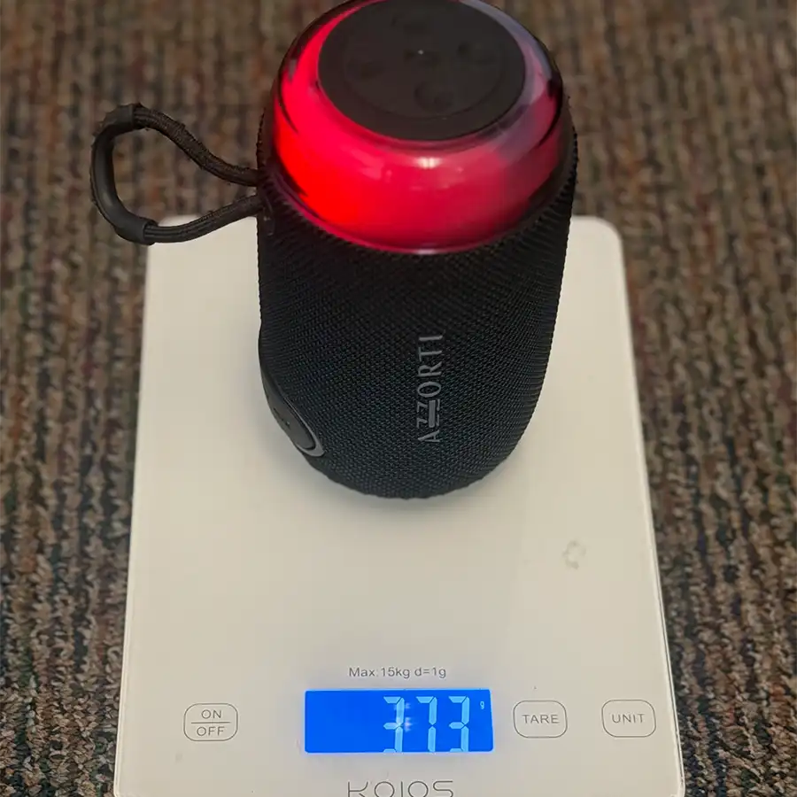 AZZORTI 便携蓝牙音箱 LED发光 挂绳设计 户外露营/派对/通勤 随身听 图片 4