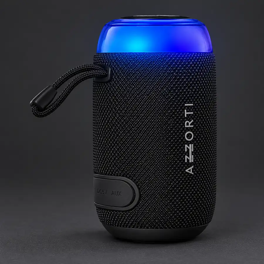 AZZORTI 便携蓝牙音箱 LED发光 挂绳设计 户外露营/派对/通勤 随身听 图片 5